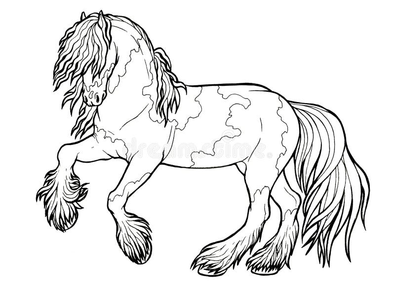 Cavalos para colorir in 2023  Horse drawings, Horse coloring pages, Easy  horse drawing