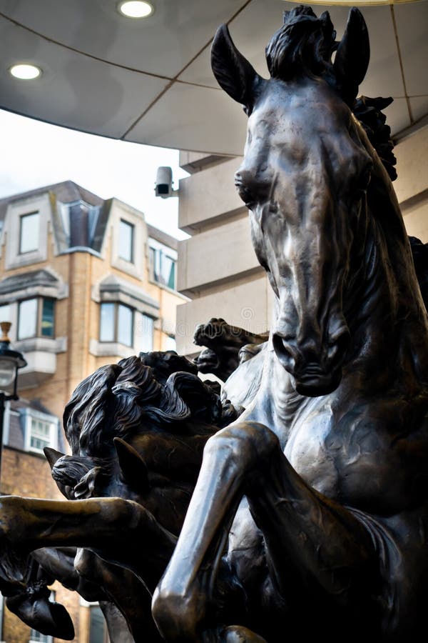 Horse statue in London stock photo. Image of famous 162321252