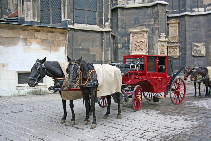 Horses and Horse Coach stock image. Image of city, carriages 1811057