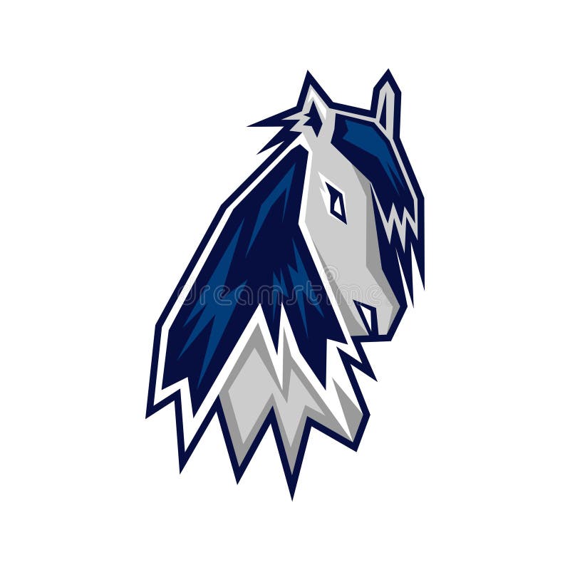 Horses Logo Template stock vector. Illustration of area 58366028