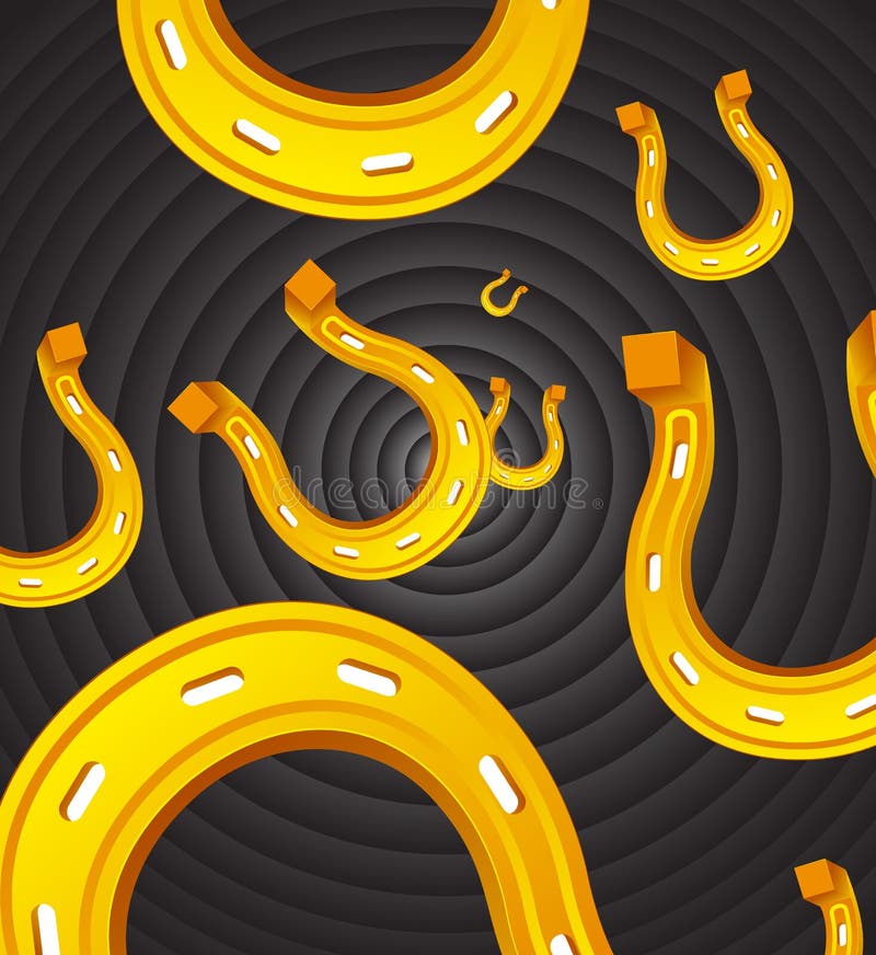 Horseshoe Background stock vector. Illustration of creative 23788907