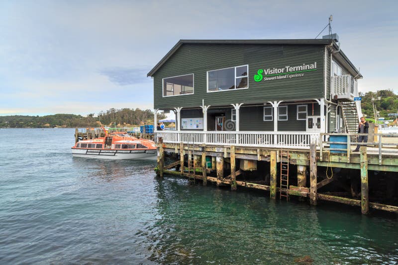 The `Visitor Terminal`, Oban, Stewart Island, New Zealand