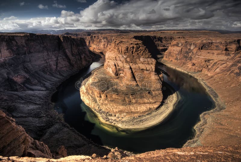 Horseshoe Bend Arizona stock image. Image of canyonside 13068775