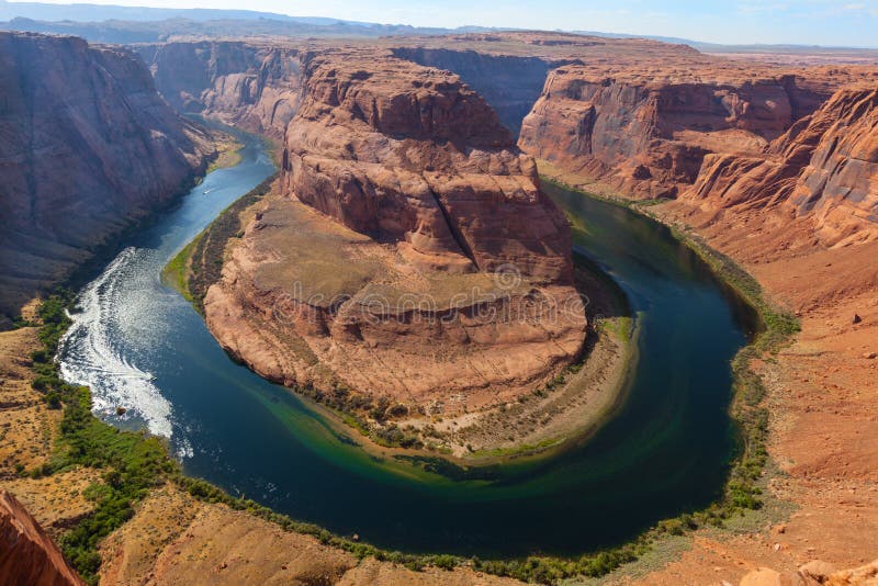 Horseshoe Bend Closeup stock image. Image of wonders 101242723