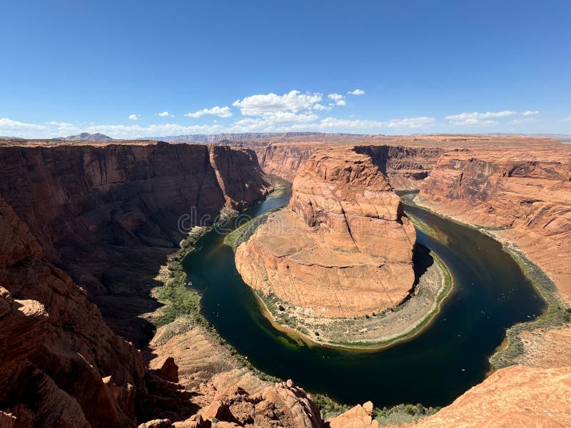 Horseshoe Bend Colorado River royalty free stock photo