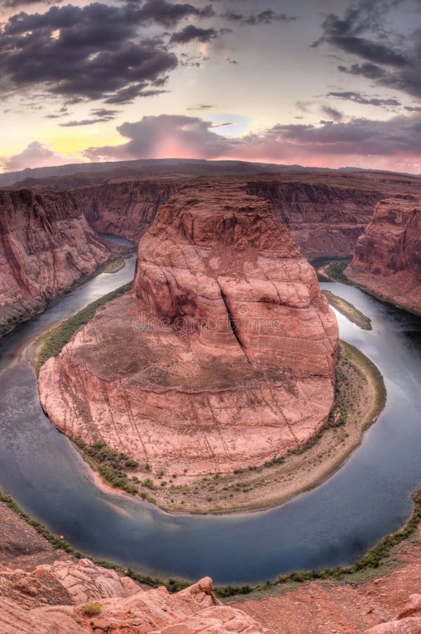 Horseshoe Bend Near Page, Arizona at Sunset Stock Image Image of colorado, southwest 12514745