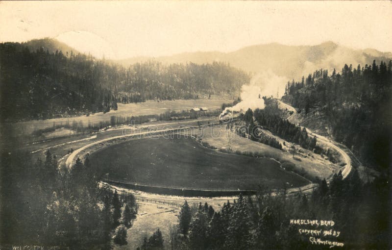 Horseshoe Bend Is On The Oregon / Washington Border, Near Flora. Picture Image 222320685