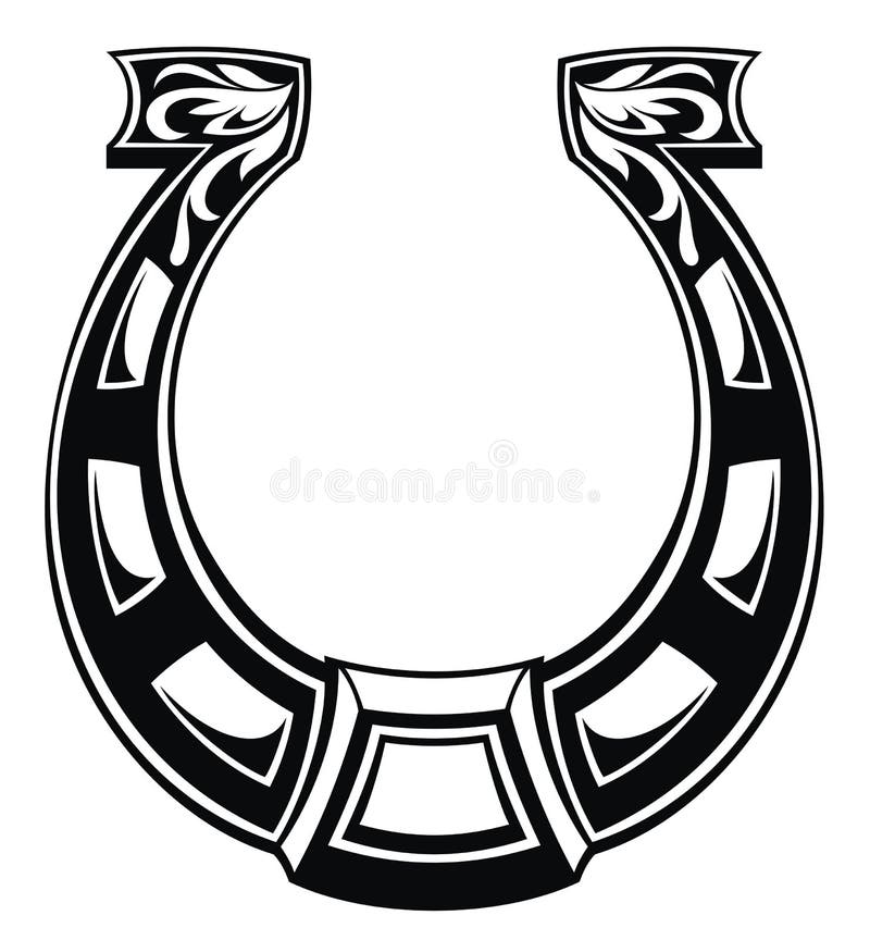 Vector Horseshoe stock vector. Illustration of isolated 54581152
