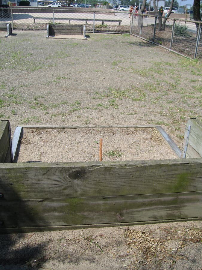 Horseshoe Pit stock image. Image of family, sand, challenge 15712649