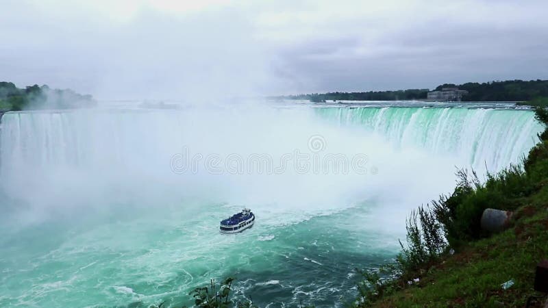 Horseshoe Fall in Niagara Falls stock footage