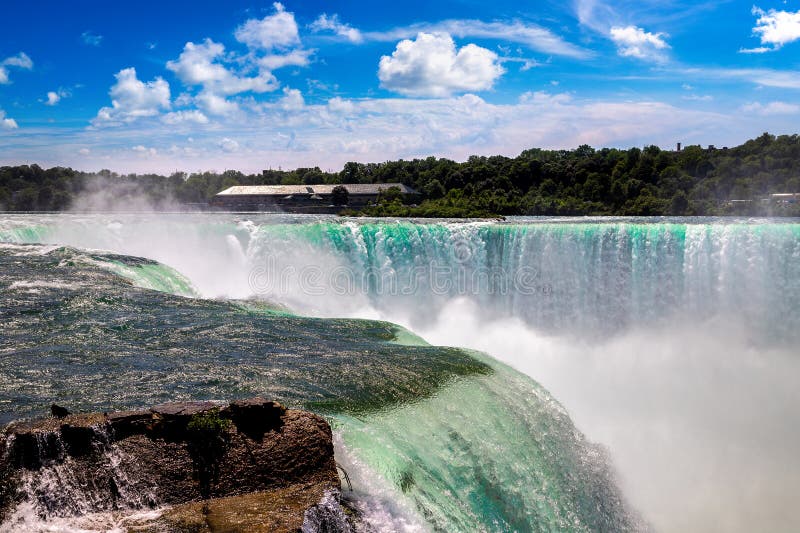 Horseshoe Falls at Niagara Falls Stock Image Image of landmark, niagara 259831707