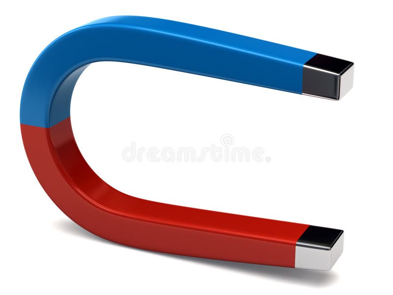 Horseshoe magnet vector illustration