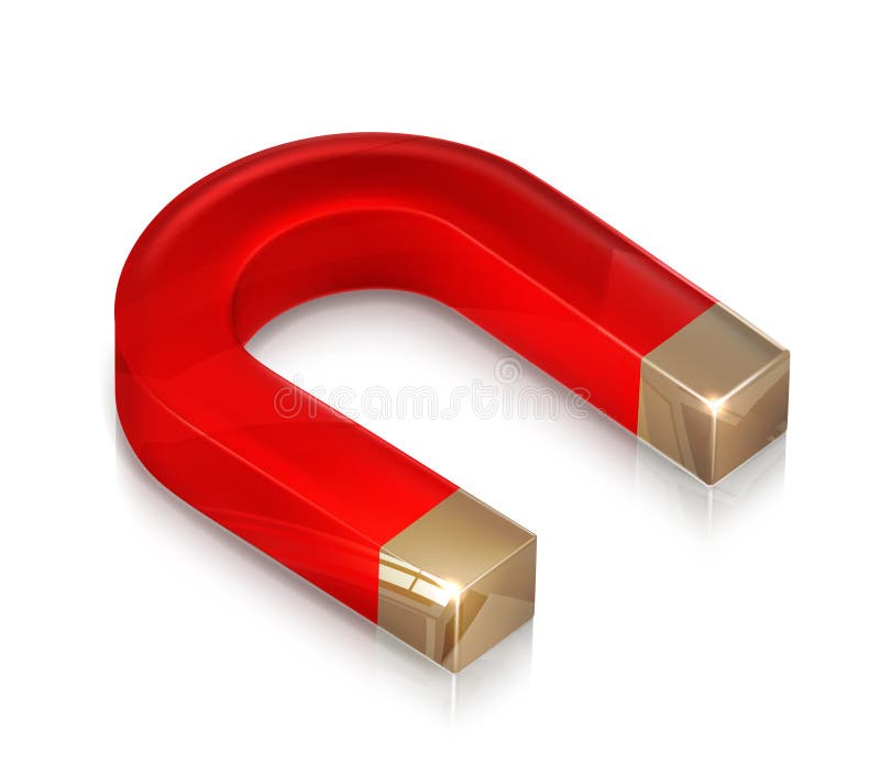 Horseshoe magnet vector illustration