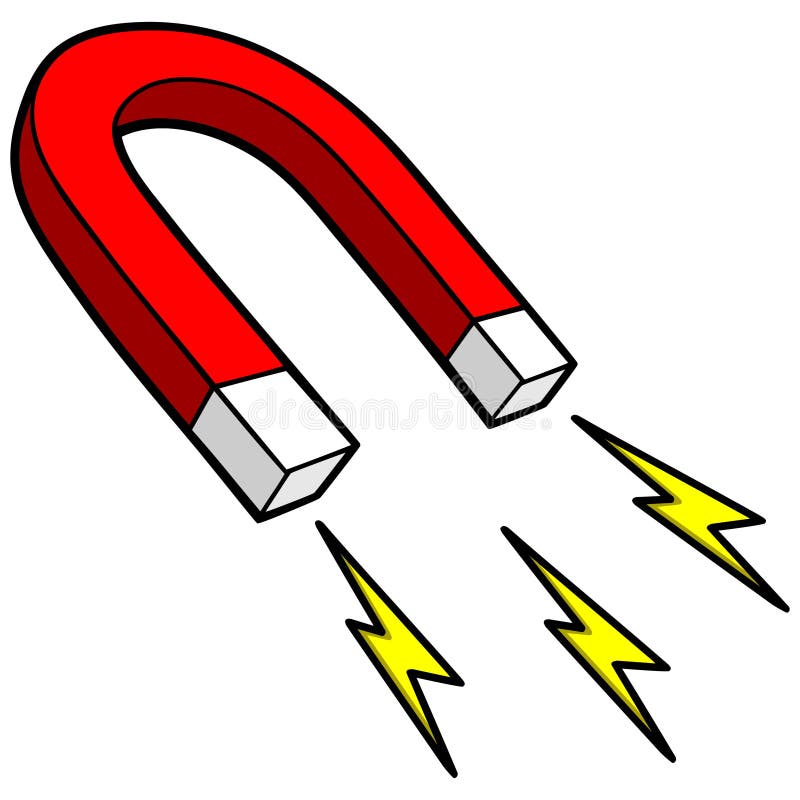 Horseshoe Magnet stock illustration