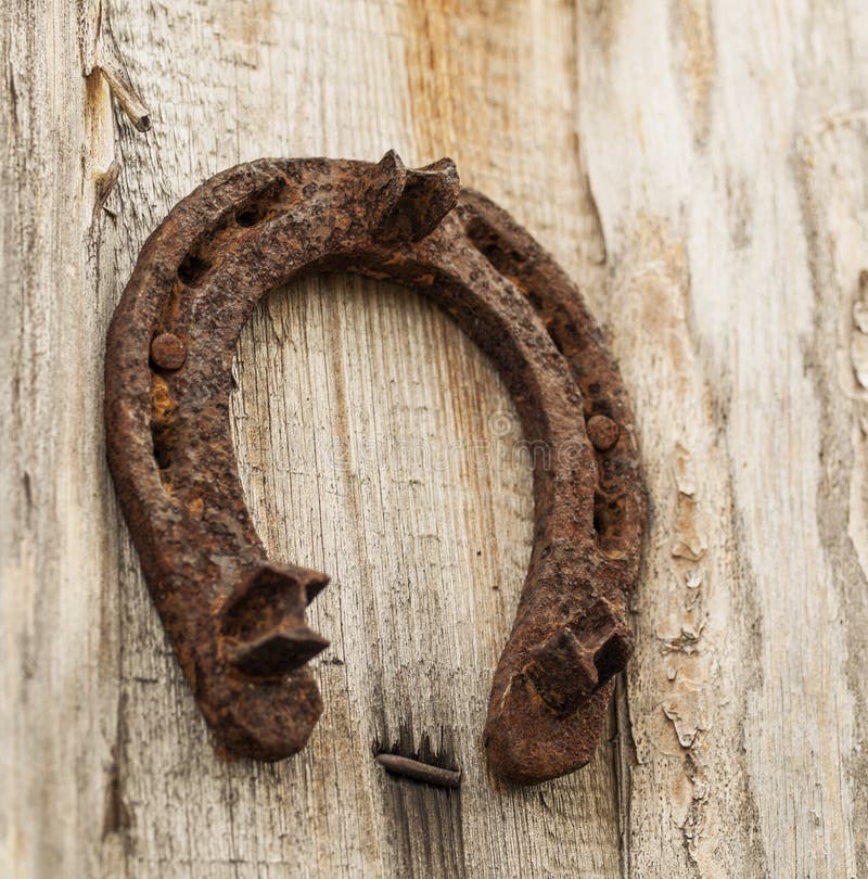 Horseshoe stock image. Image of brown, horseshoe, board - 35262189