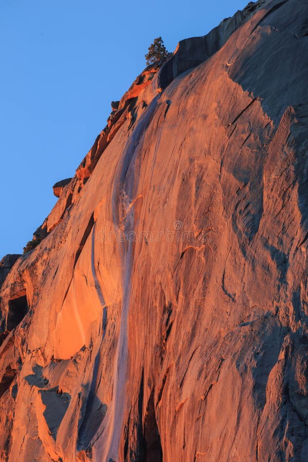 Horsetail waterfall, Yosemite National Park, California, USA