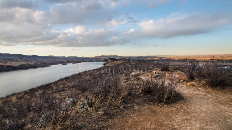 Horsetooth Reservoir, Fort Collins, Colorado at Dusk