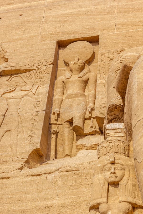 Horus Abu Simbel zdjęcia royalty free Horus Abu Simbel zdjęcia royalty free