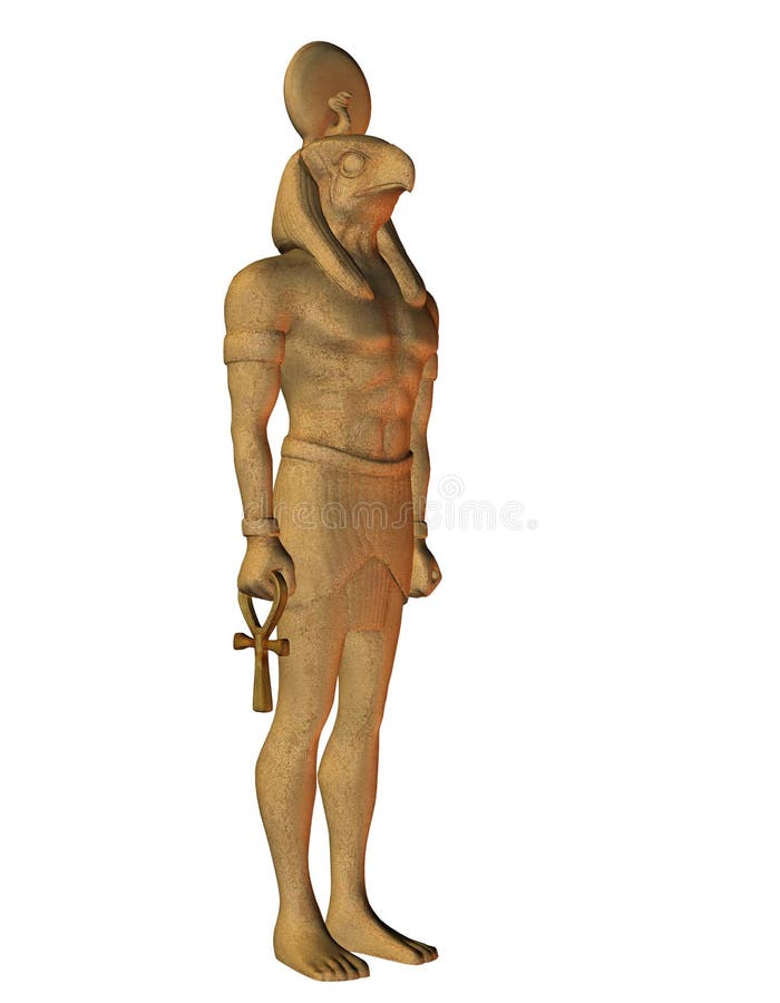 3D Rendering Horus from Egyptian mythology. 3D Rendering Horus from Egyptian mythology