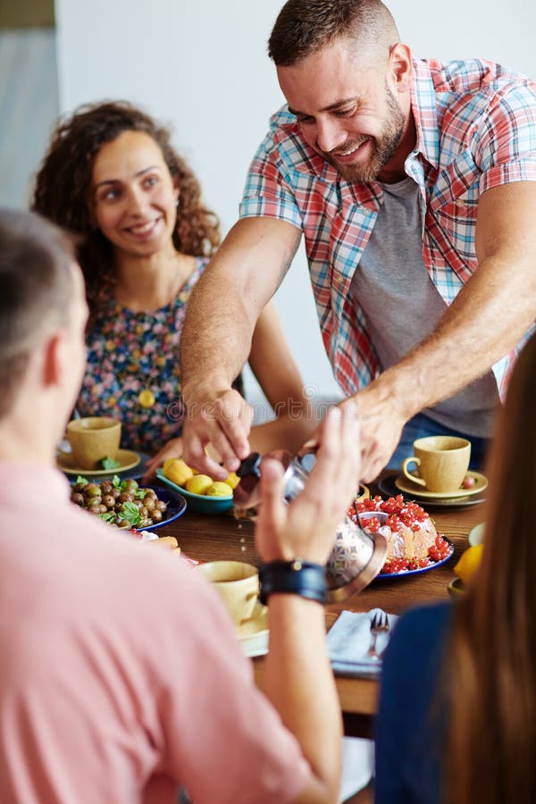 Hospitable people stock photo. Image of communicate, adult 5144440
