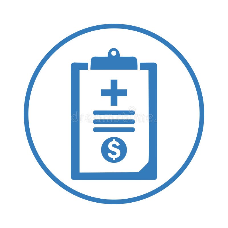 Hospital Bill Icon / Vector Graphics Stock Vector Illustration of