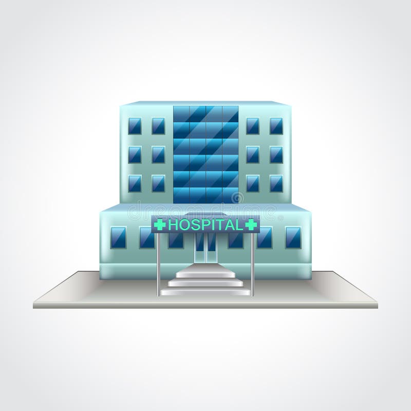 Hospital building vector illustration vector illustration