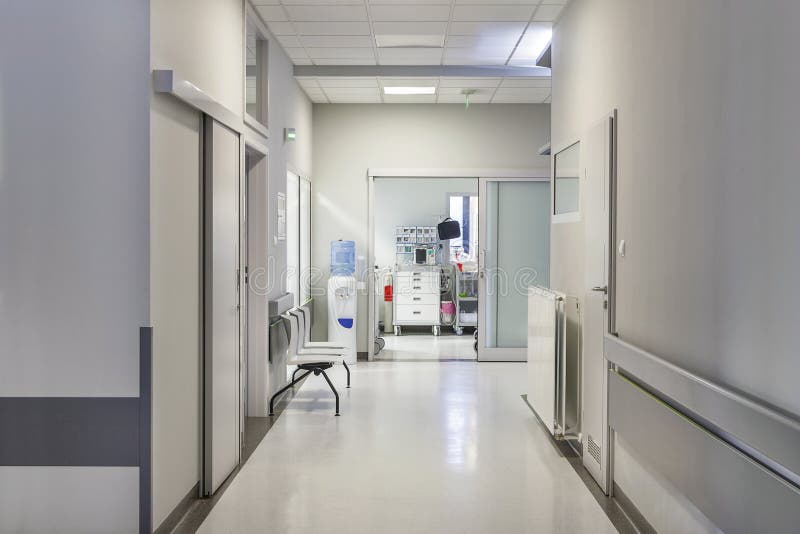 Hospital Corridor with Chairs Stock Photo Image of clean, ward 29102540
