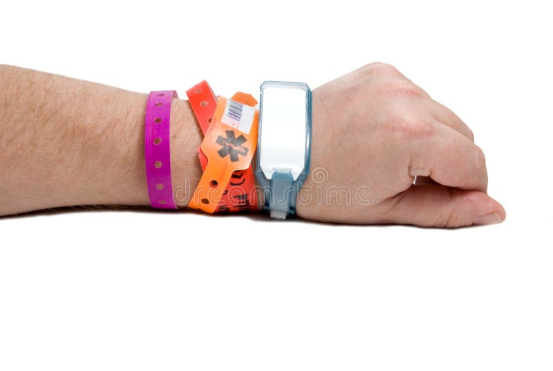 Hospital ID Bracelet stock image. Image of health, information 9166389