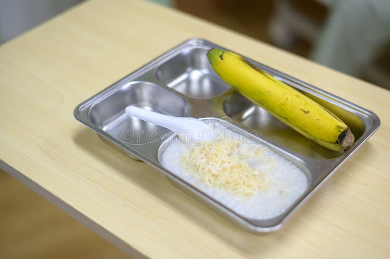Hospital Meal on Tray of Patient in Hospital Stock Photo Image of