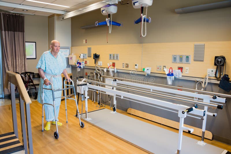 Hospital Patient Physical Therapy Facility Stock Image Image of