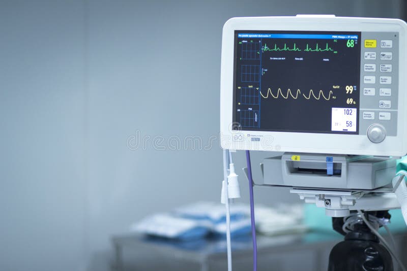 Nemocnice chirurgie srdce sazba srdeční monitorovat obrazovka.