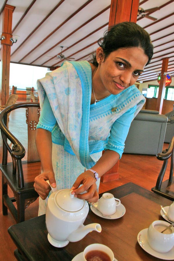 Hospitalidad srilanquesa foto de archivo