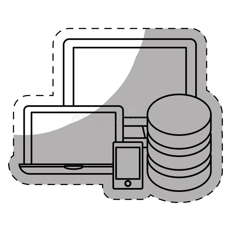 Hosting technology base center icon vector illustration