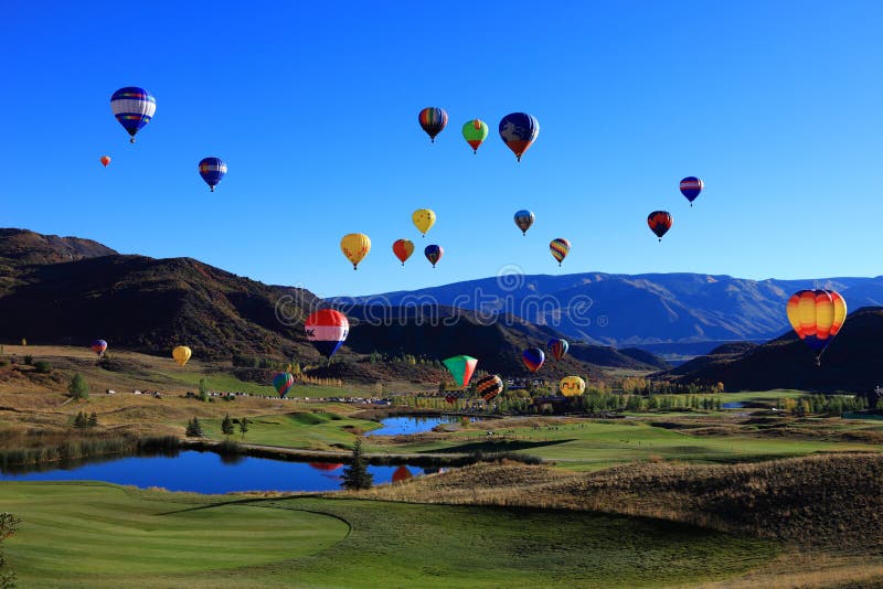 Hot Air Balloon Festival royalty free stock photos Hot Air Balloon Festival royalty free stock photos