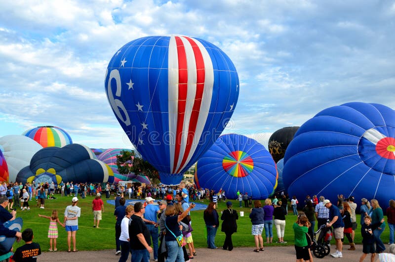 Hot Air Balloon Festival editorial photo. Image of aviation 264297481