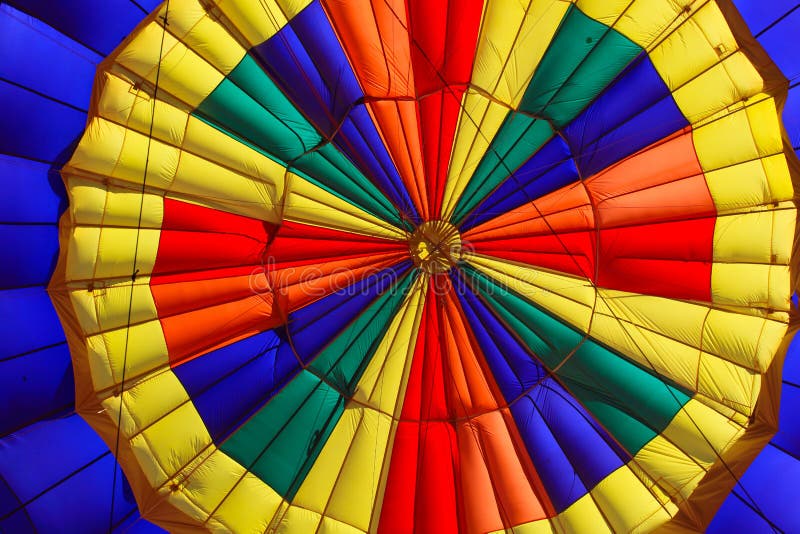 Hot air balloon inside stock photo Hot air balloon inside stock photo
