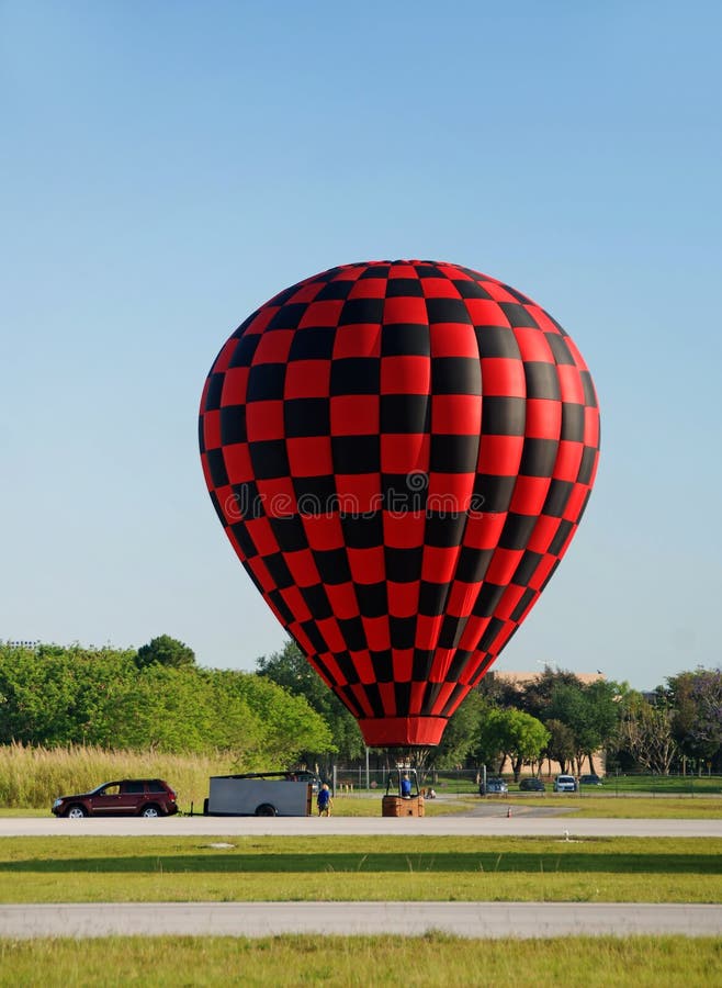 Chase crew tying down hot air balloon. Adventurer adventure stock images, royalty-free photos and pictures
