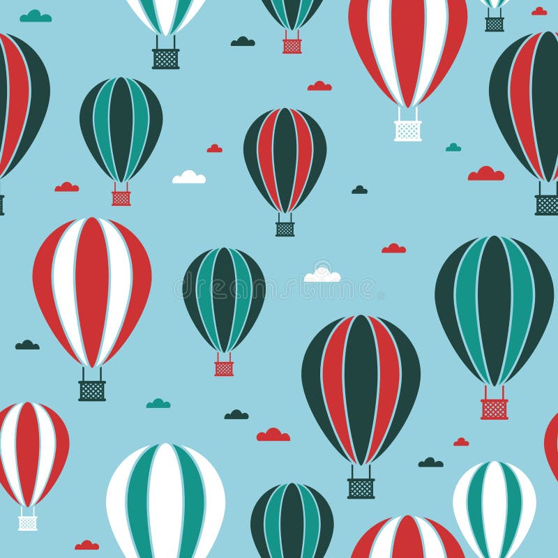Hot air balloon pattern