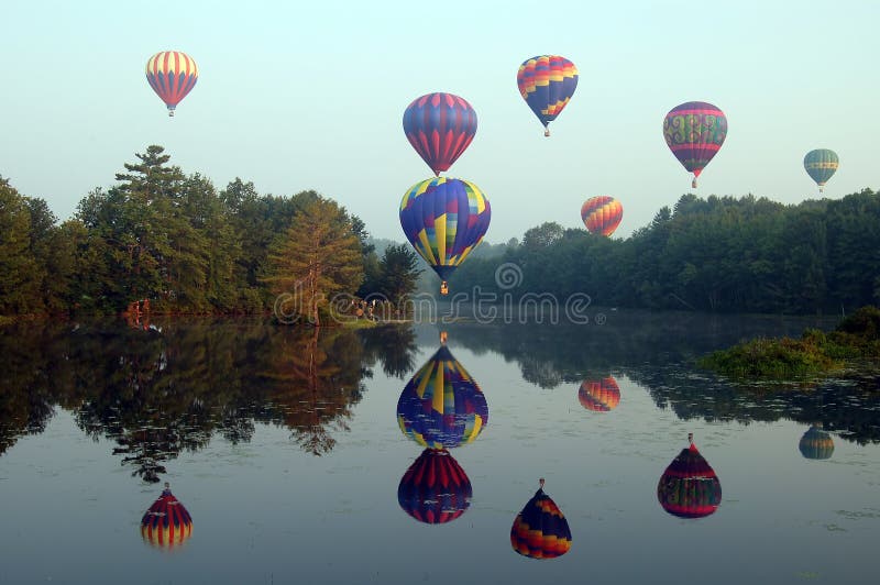 Hot air balloons