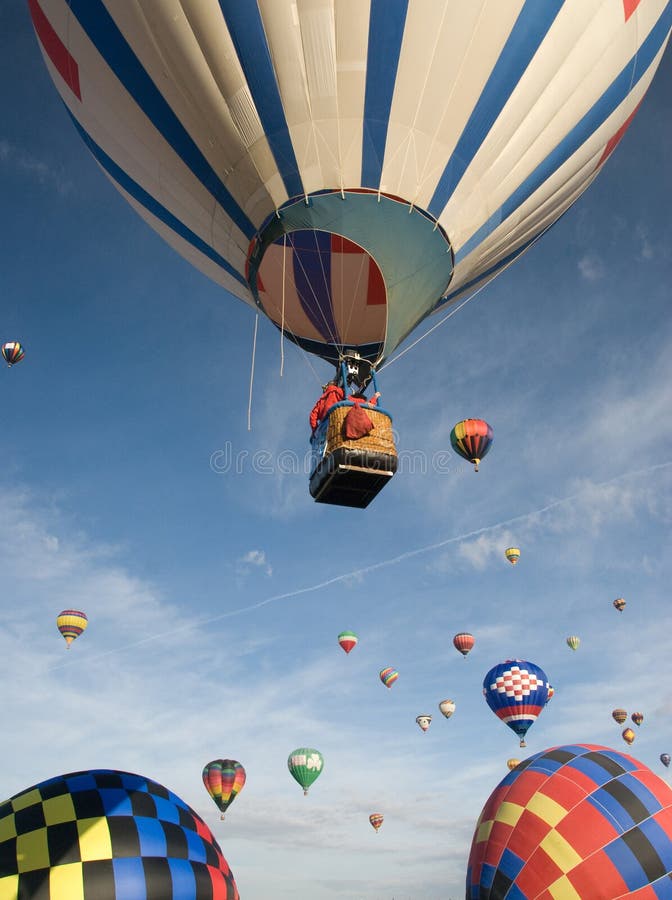 Hot air balloons