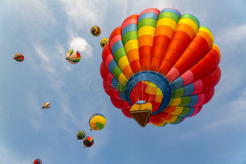 Hot air balloons