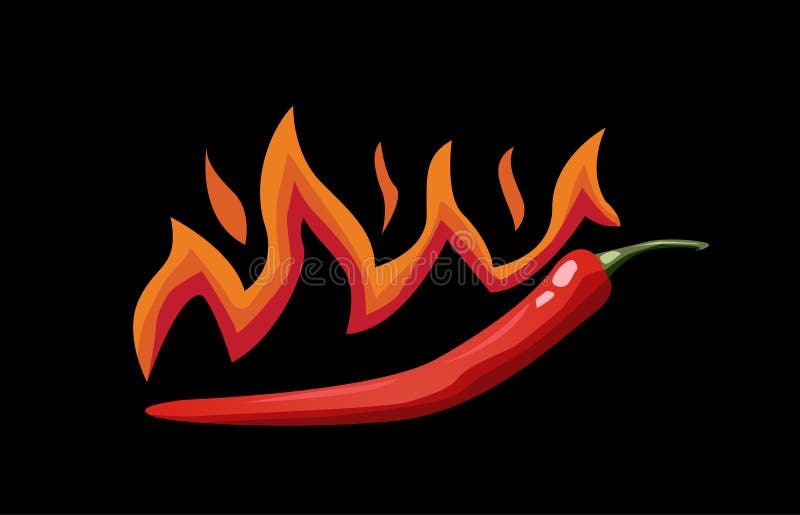 Hot chili pepper vector