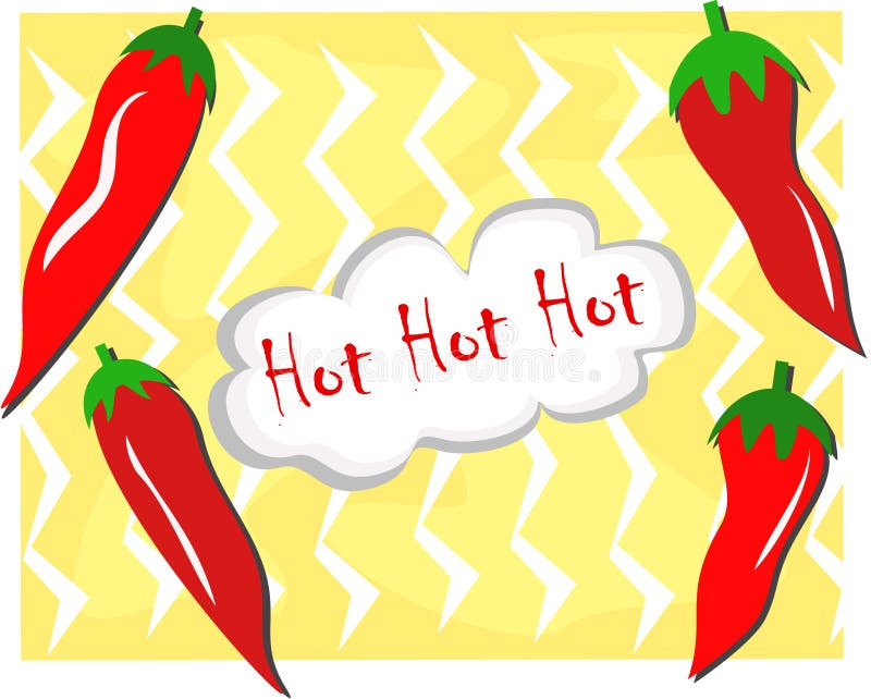 Hot Chili Peppers stock illustration Hot Chili Peppers stock illustration