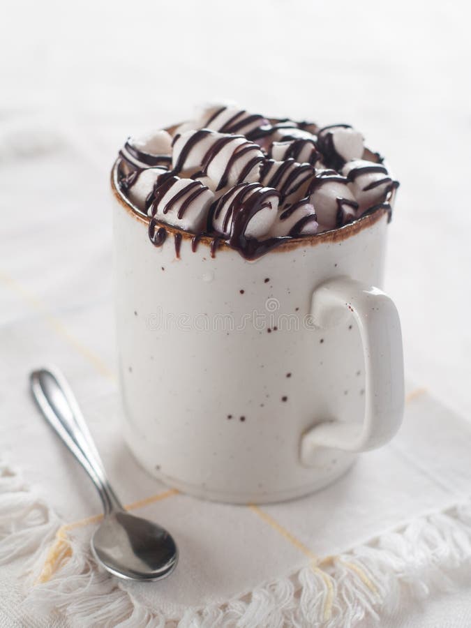 White Cup with Chocolate Hearts Stock Photo - Image of foil, objects ...