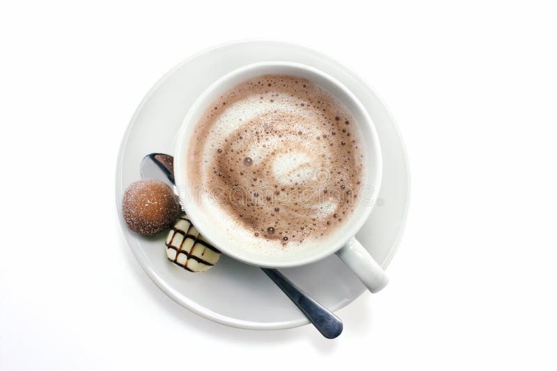 Hot chocolate and truffles