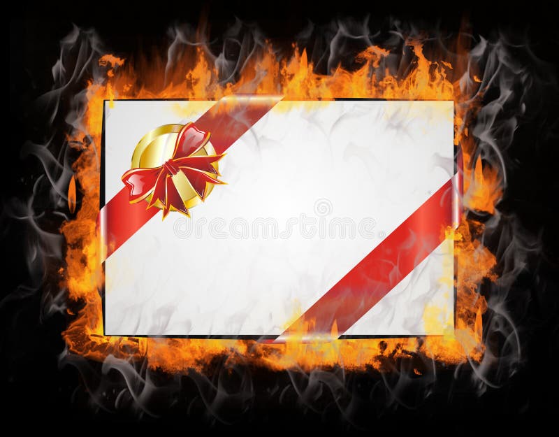 Hot Christmas Email Message Icon vector illustration
