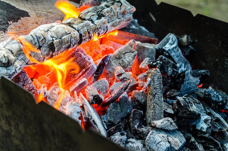 Hot coals in bbq pit stock photo. Image of color, coals 150250692