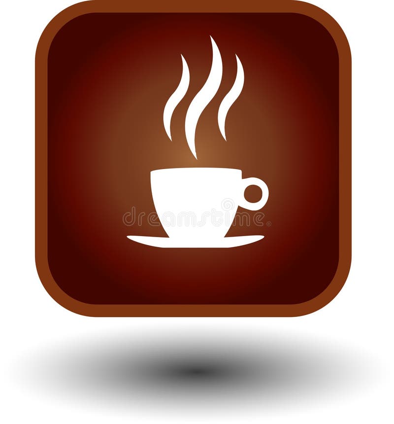 Download Hot coffee icon stock vector. Illustration of symbol ...