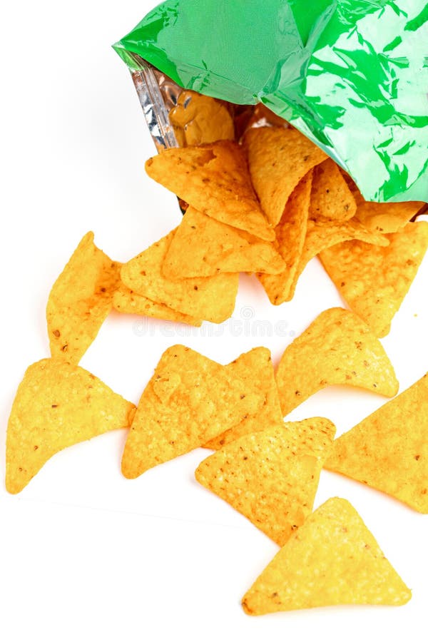 Hot corn chips stock photo. Image of chip, opened, isolated 171405502