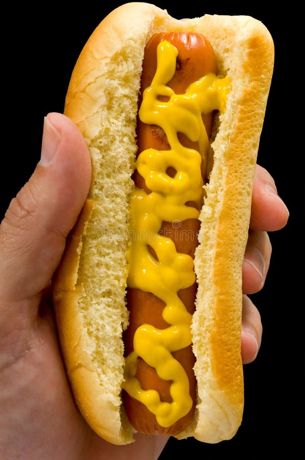 Hot Dog in Hand stock photo. Image of delicious, frank 3039776